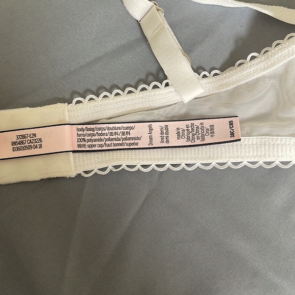 Victoria’s Secret Dream Angels Lined Demi. 38C cream cup with ivory lace. - Picture 9 of 12